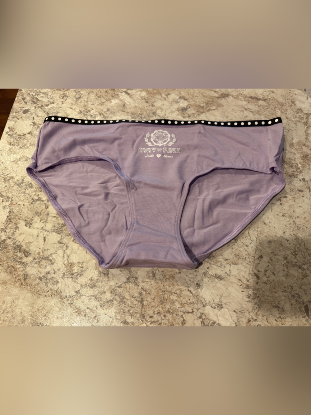 VS PINK Cotton Hiphugger Panty NWT Large